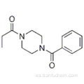 Piperazina, 1-benzoil-4- (1-oxopropil) - CAS 314728-85-3